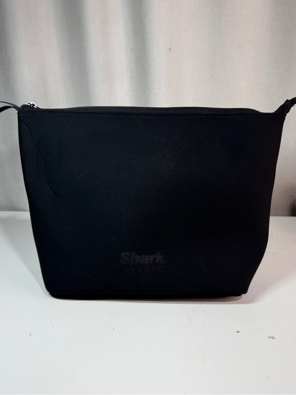 Shark Black Neoprene Zippered Case w/ Accessory Compartments 12x7.5x4.5"